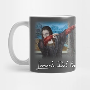 Dabbing Mona Lisa Mug